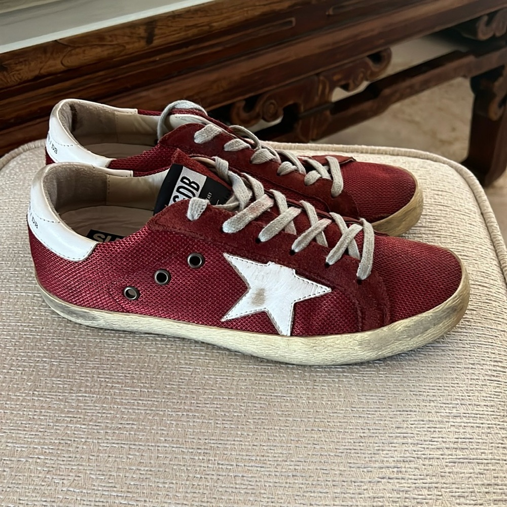 Golden Goose Red Canvas